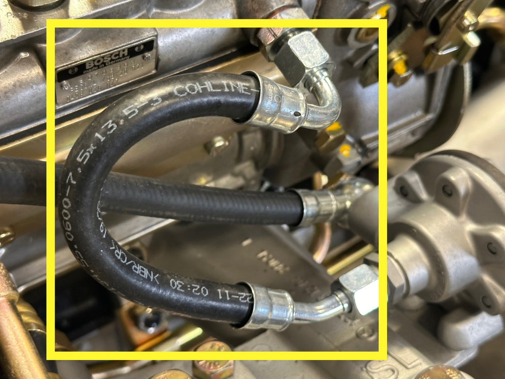 B205-105A - Injection Pump Feed hose (2 female ends)