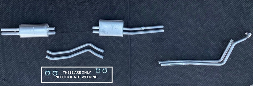 G231-003 - Late 250SL 280SL Exhaust System - Galvanized Steel
