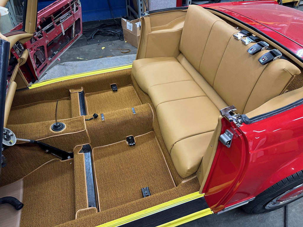 U240-061 Carpet Set for California Coupe, German Multi-Loop