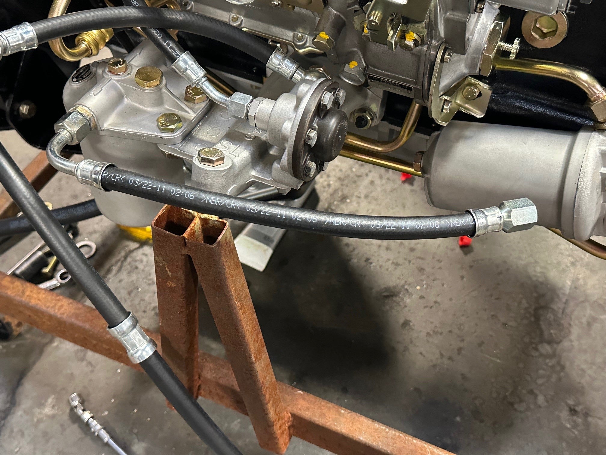 B205-008 - Fuel Hose - From hard metal line to Filter assembly