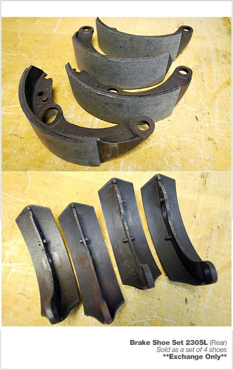 K225-006 - Reconditioned Rear Brake Shoe set (set of 4)