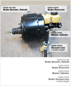 K226-054C - Vacuum Hose for Booster (braided)