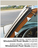 G369-323L Windshield Post Seal, Left