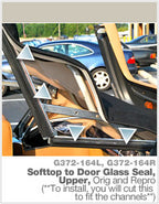 G377-184L - Soft-Top to Door Glass - Upper, Left