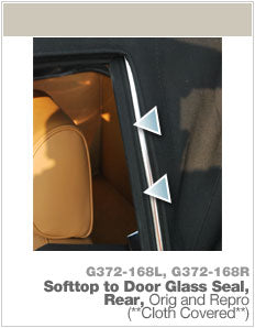 G377-186R - Soft-Top to Door Glass - Rear Right