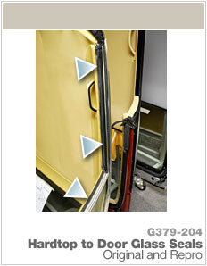 G379-204L - Door Glass Seal, Left