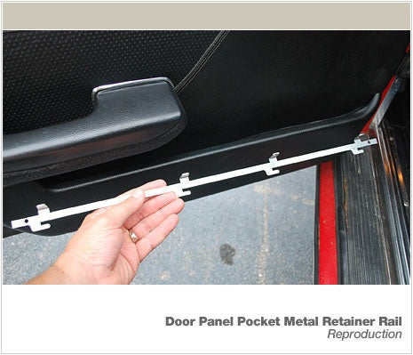 S290-085 Door Panel Pocket Metal Retaining Rail, Left