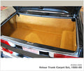 R392-065 - Trunk Carpet Set, German Velour (19780-89)