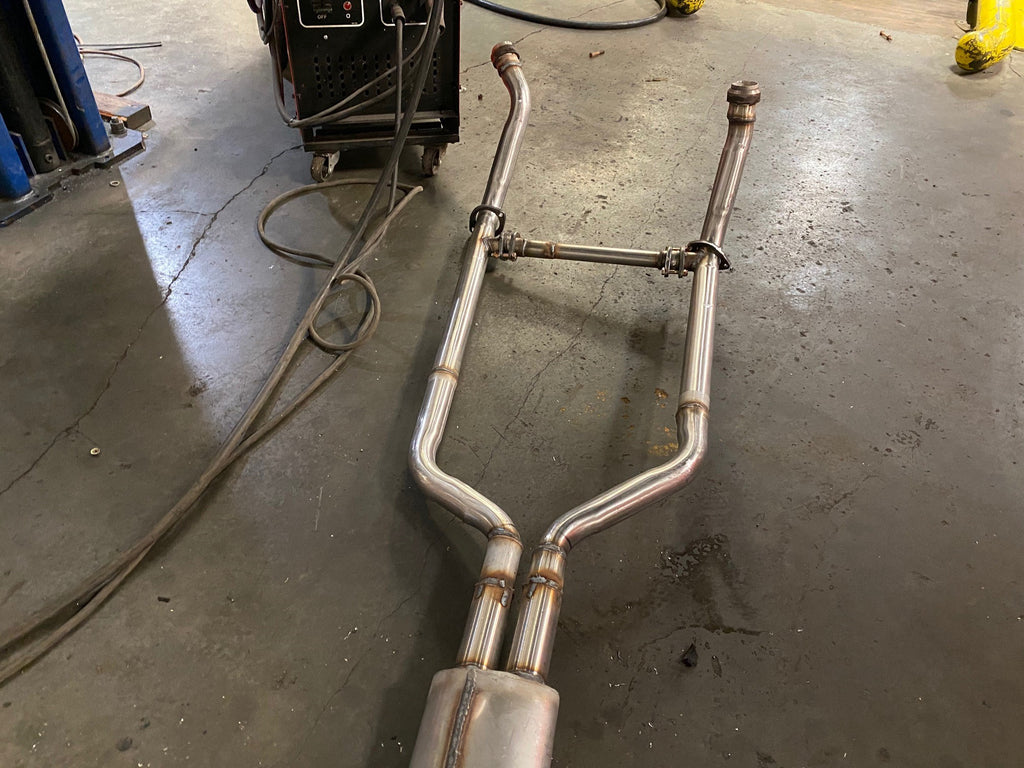 G300-001 - Stainless Steel Exhaust System Kit - 350SL/ Early 450SL 1973-77