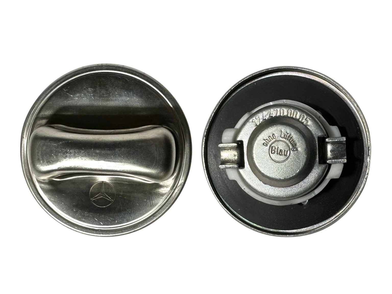 A347-045 Gas Cap, Brushed Aluminum