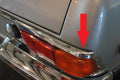O240-033 - Taillight Chrome bezel lip underlay