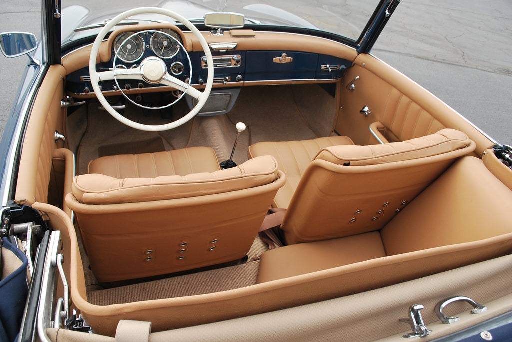 N142-311 - Early Seat kit (Traditional Leather) Typically 55-56