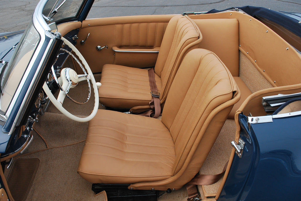 N142-311 - Early Seat kit (Traditional Leather) Typically 55-56