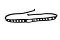 G368-280 Trunk Lock Molding Underlay