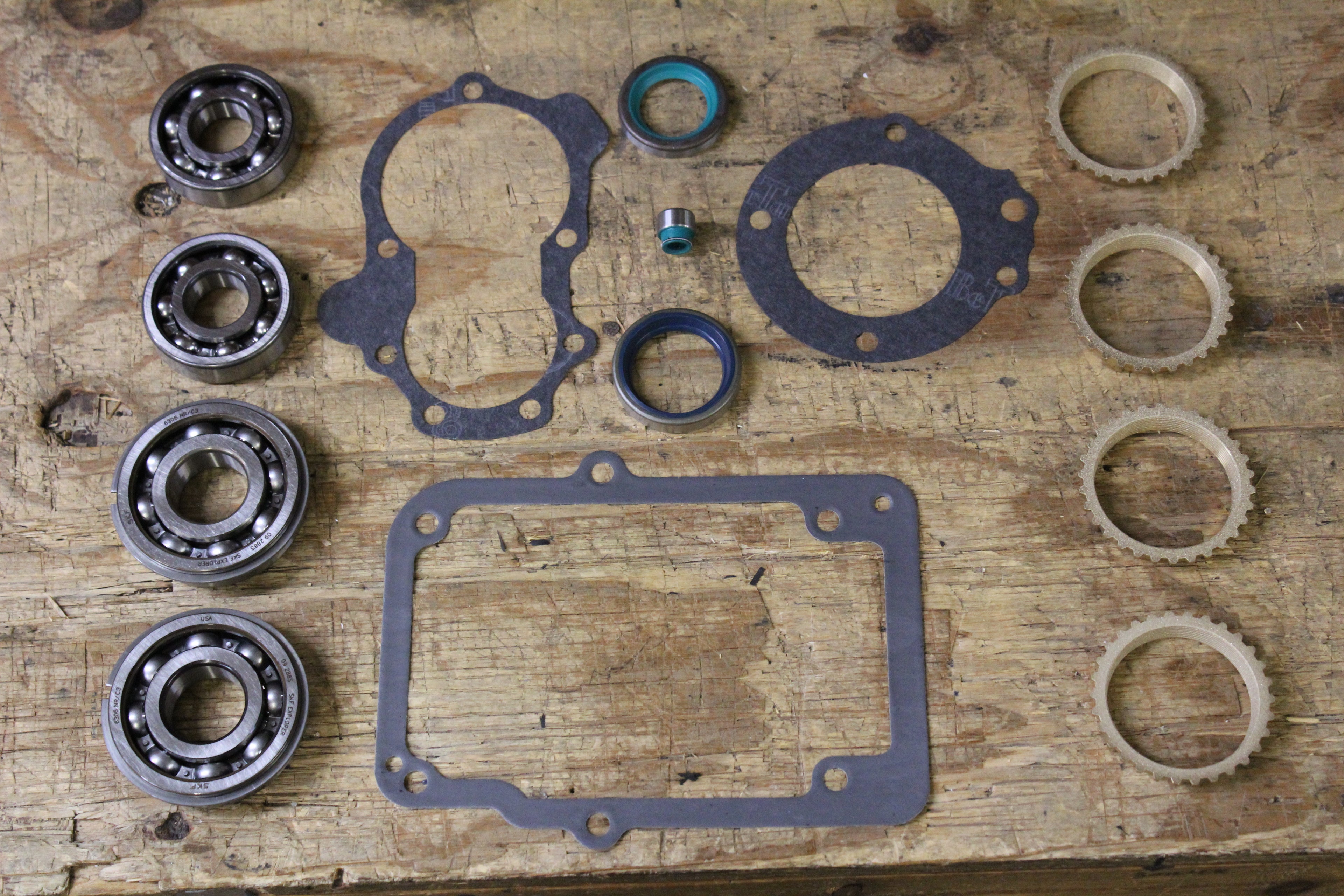 F116-001H - Synchro, Seals, & Bearings, Rebuild Kit