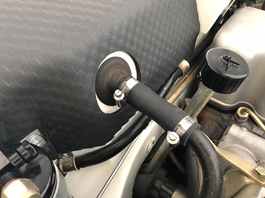 O240-125 Heater Water pipe Grommet, Right side of firewall