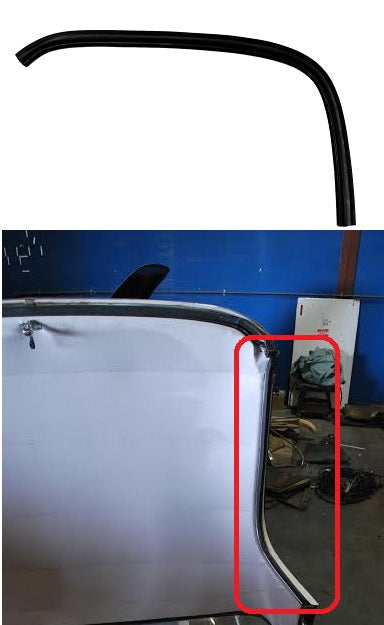 Q144-153A - Top to Door glass Seal (Left)