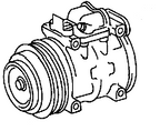P313-250B A/C Compressor and Clutch 560SL