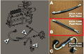 B205-105B - Injection Pump Feed hose (female/banjo)