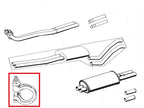 G231-002A - 230SL Clamps for Exhaust