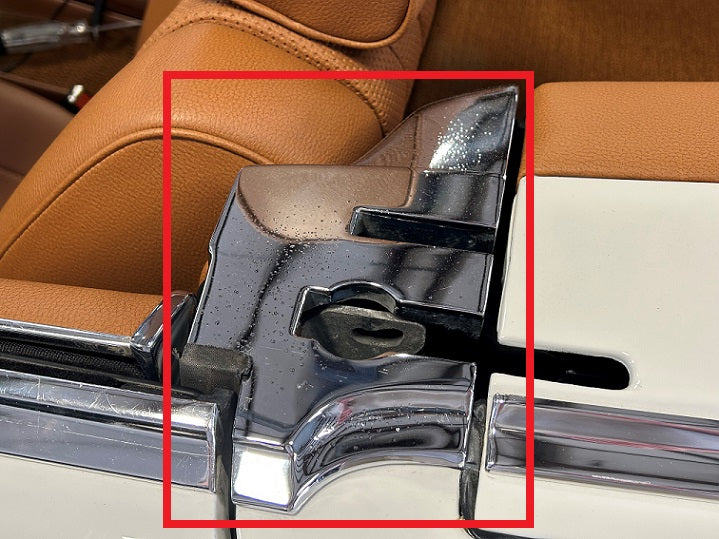 H369-016AL Top Lock Cover Plate, Left - Early / Reproduction