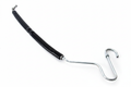 Hydraulic hose on white background