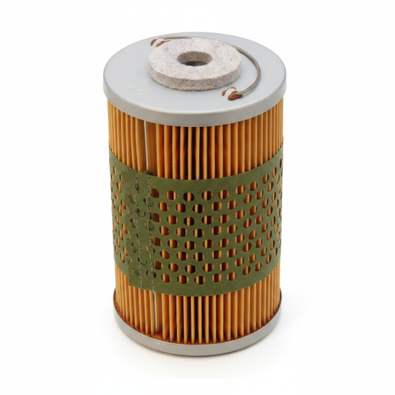 Oil Filter on White Background