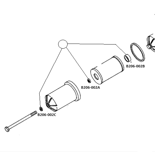 B206-002B - Oil Filter Housing Seal, Upper