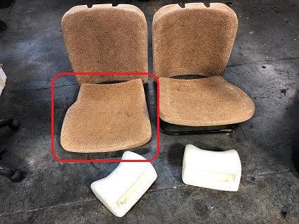 U240-012R Lower Seat Pad, Right