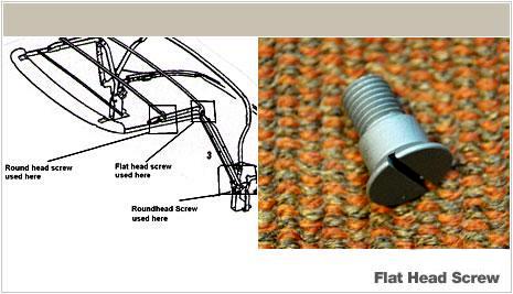 S244-009 - Soft Top Frame Bolt, Flathead