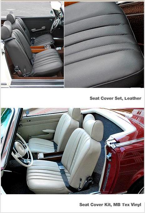 U240-005  Seat Cover Kit, Leather with Headrests