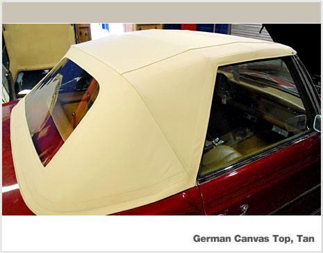 U240-080 Canvas Soft-Top, German Material