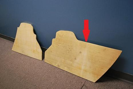 N141-306 - Rear Wood Board, Right